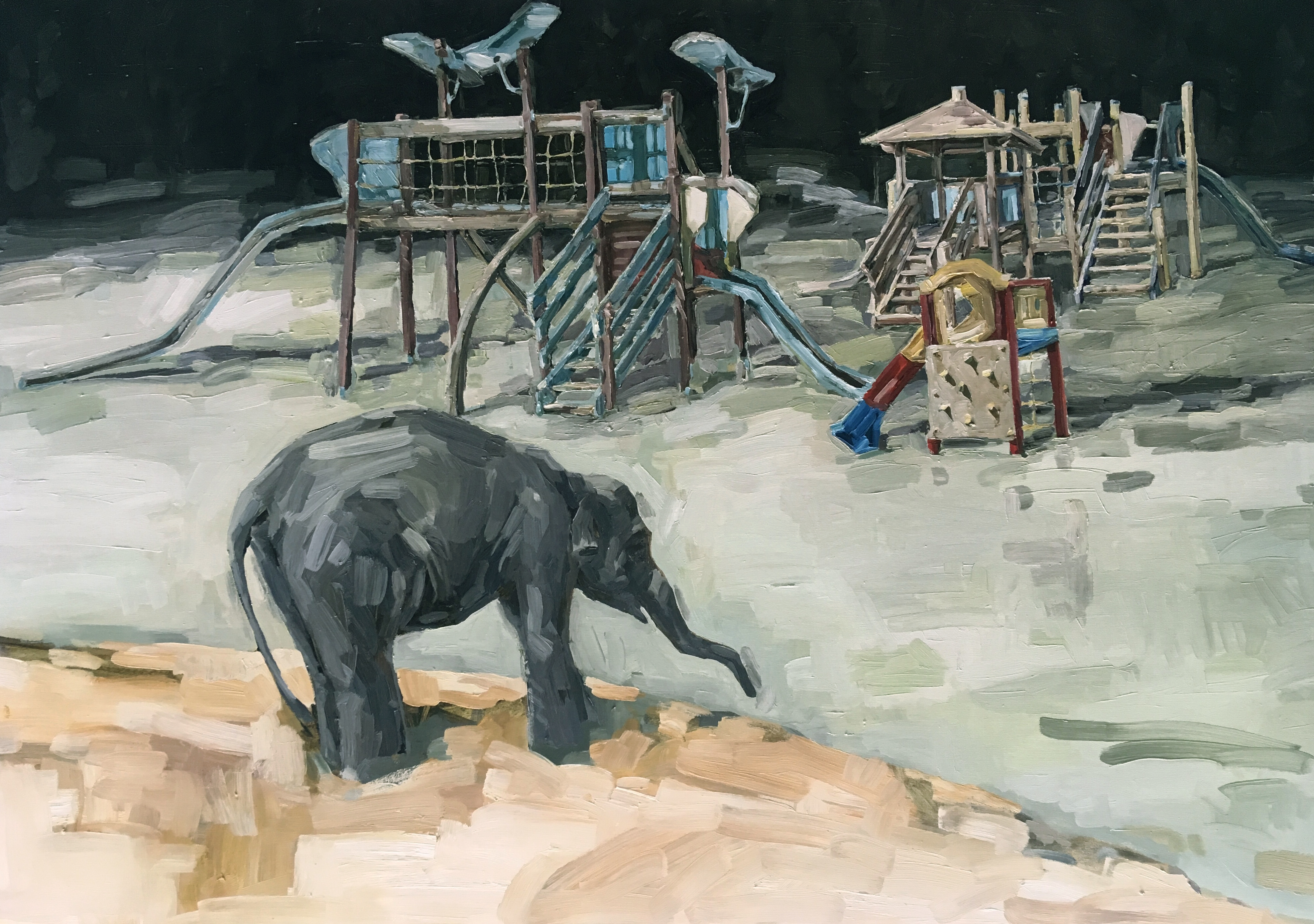 19_All_my_friends_are_skeletons_2016_oil_on_canvas_100x140cm
