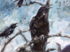 Esimerkki_Doomsayers_sarjasta_Doom_Doom_Doom_2020_oil_on_canvas_70x50cm